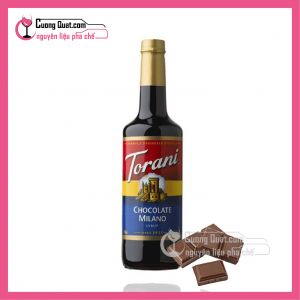 Torani Socola Milano 750ml (mua 6 chai giảm 2k/1 chai, mua 12 chai giảm 5k/ 1 chai) Có thể mix mùi