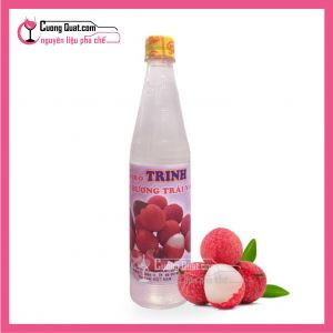 Siro Trinh Vải 600ml( mua 5 chai giảm 1k/ 1chai, 10 chai giảm 2k/ 1 chai) Có thể mix mùi