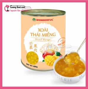 Xoài Thái Miếng Wonderful 850gr(CTKM CÓ HẠN Mua 12 hộp Tặng Thêm 1 Hộp)