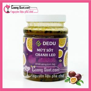 SỐT ĐÂM ĐẶC Dedu Chanh Dây 1KG(hộp trong suốt)(ctkm Mua 3 hộp giảm 5k/ Mua 6 hộp giảm 10k)