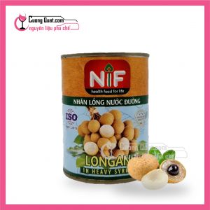 Nhãn Ngâm Nước Đường Đóng Lon NIF 565gr (CTKM 11 TẶNG 1, 21 TẶNG 3, 31 TẶNG 5, 50 TẶNG 10)