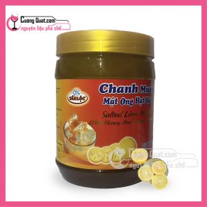 Chanh Muối Mật Ong Hạt Đác Tấn Lộc (Hủ 900g)