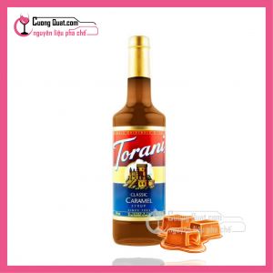 Torani Caramel 750ml(mua 6 chai giảm 2k/1 chai, mua 12 chai giảm 5k/ 1 chai) Có thể mix mùi