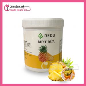 MỨT Dedu Thơm(Khóm/Dứa)1,3KG( Hộp Trắng Đục )(ctkm Mua 3 hộp giảm 5k/ Mua 6 hộp giảm 10k)