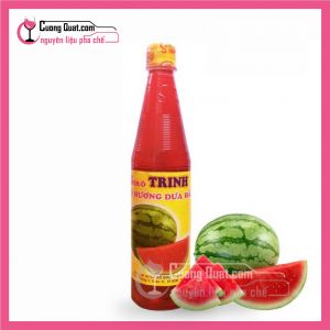 Siro Trinh Dưa Hấu - 600ml( mua 5 chai giảm 1k/ 1chai, 10 chai giảm 2k/ 1 chai) Có thể mix mùi