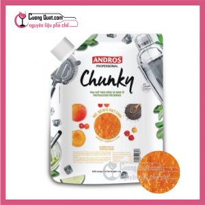 Mứt trái cây Chunky Andros vị Mơ Sơ Ri Hạt Chia (1kg)(Mua 4 giảm 1k, mua 8 giảm 2k)