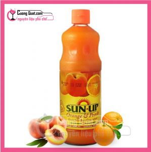 Sun Up Nước Ép Cam&Đào 850ml(MUA 12 CHAI GIẢM 2K/ 1 CHAI,60 CHAI GIẢM 4K/ 1CHAI. CÓ THỂ MIX MÙI)