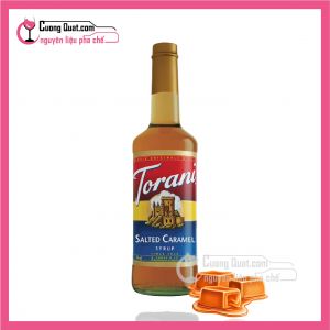 Torani Caramel Muối - Salted Caramel 750ml(Trên 12 chai giá 167k, trên 60 chai giả 166k, có thể mix)