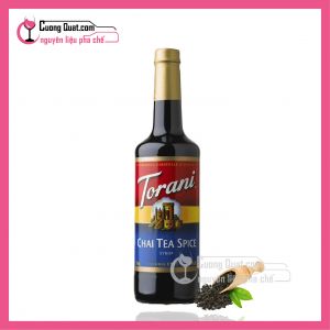 Torani Trà Chai - Chai Tea Spice Syrup 750ml(mua 6 chai giảm 1k/1 chai, mua 12 chai giảm 3k/ 1 chai) Có thể mix mùi
