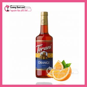 Torani Cam Vàng - Orange Syrup 750ml(6 Chai Giảm 5k/chai, 12 Chai Giảm 10k /Chai)