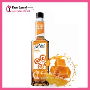 Siro Davinci Caramel 750ml(mua 12 Chai Tặng Thêm 1 Chai Có thể mix mùi)