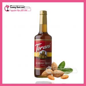 Torani Hạnh Nhân - Almondroca 750ml(Trên 12 chai giá 167k, trên 60 chai giả 166k, có thể mix)