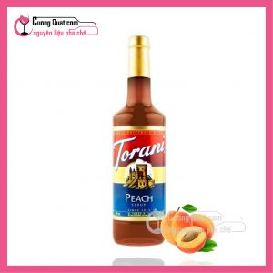 Torani Đào - Peach 750ml(Trên 12 chai giá 167k, trên 60 chai giả 166k, có thể mix)