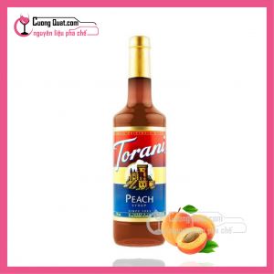 Torani Đào - Peach Syrup 750ml(6 Chai Giảm 5k/chai, 12 Chai Giảm 10k /Chai)