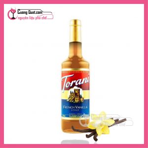 Torani VANILA PHÁP 750ml(Trên 12 chai giá 167k, trên 60 chai giả 166k, có thể mix)