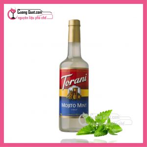 Torani Mojito Mint 750ml(mua 6 chai giảm 1k/1 chai, mua 12 chai giảm 3k/ 1 chai) Có thể mix mùi