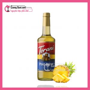 Torani Thơm (Khóm/Dứa ) PineApple 750m(Trên 12 chai giá 167k, trên 60 chai giả 166k, có thể mix)