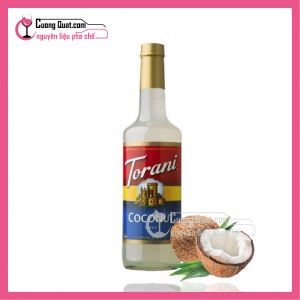 Torani Dừa - Coconut 750ml(mua 6 chai giảm 2k/1 chai, mua 12 chai giảm 5k/ 1 chai) Có thể mix mùi