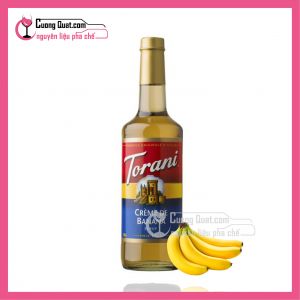 Torani Chuối - Banana 750m(mua 6 chairm giảm 2k/1 chai, mua 12 chai giảm 5k/ 1 chai) Có thể mix mùi