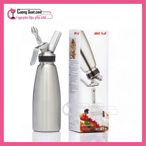 ( Dụng Cụ) Bình Làm Kem Mosa INOX 1L