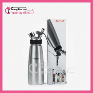 ( Dụng Cụ) Bình Làm Kem Mosa INOX 0.5