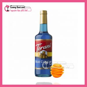 Torani Blue Curacao 750ml(mua 6 chai giảm 2k/1 chai, mua 12 chai giảm 5k/ 1 chai) Có thể mix mùi