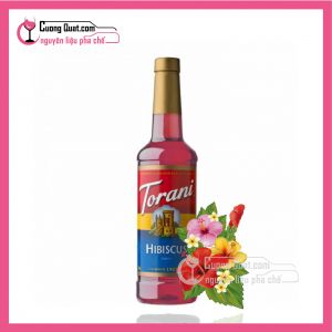 Torani Hoa Dâm Bụt - Hibiscus 750ml (6 Chai Giảm 5k/1  chai, 12 Chai Giảm 10k 1 Chai)