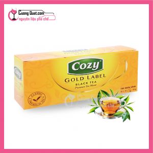 Cozy Trà Đen Nhãn Vàng ( 25 túi )(Mua 36 hộp giảm 1k/ 1 hộp)