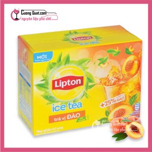 Trà Lipton Ice Tea vị đào 192g(16goix12gr)( mua 306 hộp giảm 2k/ hộp)