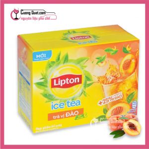 Trà Lipton Ice Tea vị đào 192g(16goix12gr)( mua 36 hộp giảm 1k/ hộp)