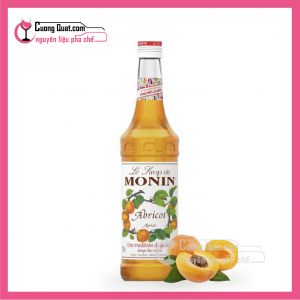 Monin Mơ - Apricot 700ml(6 chai giảm 2k, 12 chai giảm 4k)