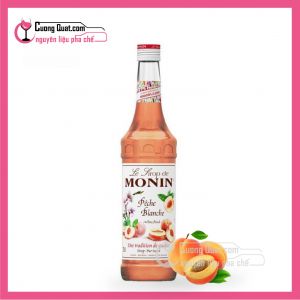 Monin Đào Trắng - White peach 700ml(6 chai giảm 5k/1 chai)
