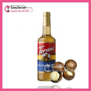 Torani Hạt Macadamia 750ml(Trên 12 chai giá 167k, trên 60 chai giả 166k, có thể mix)