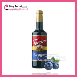 Torani Việt Quất - Blueberry 750m(Trên 12 chai giá 167k, trên 60 chai giả 166k, có thể mix)