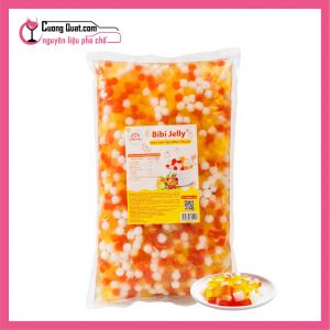 Trân Châu 3Q BIBI Hương Trái Cây 2kg (Mua 1T giảm 5k/1gói,5Th giảm 7k/ 1 gói, 10Th giảm 10k/ 1 gói )