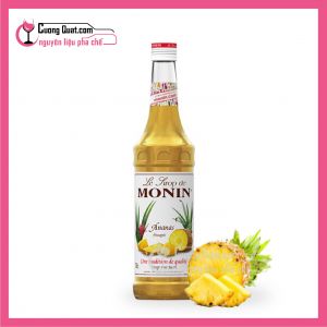 Monin Thơm - Pineapple 700ml(Mua30 Chai Tặng Thêm 1 Chai, Có Thể Mix Nhiều Mùi)