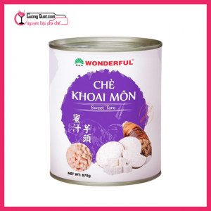(Đồ Hộp) Chè Khoai Môn WonderFul 870gr(CTKM: Mua 1 thùng giảm 2k/ 1 hộp, 5 thùng giảm 3k/ 1 hộp )