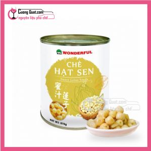 Chè Hạt sen WonderFul 870gr ( Mua 12 hộp giảm 1k/ 1 hộp,Mua 60 hộp giảm 2k/ 1 hộp))