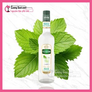 Syrup Teisseire Crystal Clear Mint  700mll(Mua 6 Chai Giảm 2k, 30 Chai Giảm 4k, có thể mix)