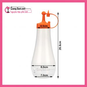 (Dụng Cụ)Bình Đựng Sốt Loại Đẹp 720ml