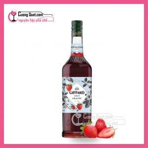 Siro Giffard Dâu 1L(Mua 1 thùng giảm 2k/ 1 chai)