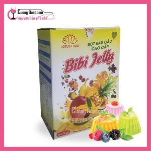 Bột Rau Câu Dẻo Bibi Jelly  ( Mua 10 hộp giảm 2k/ 1 hộp)