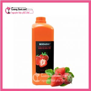 Siro Boduo Dâu 2L (Mua 1 thùng giảm 2k/ 1 chai)