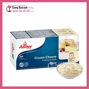 ( Hàng Lạnh ) BÁNH PHÔ MAI AnChor Cream Cheese 1Kg(Mua 12 Hộp Giảm 4k / 1 Hộp)