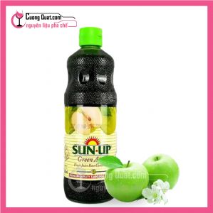 Nước Ép Trái Cây Cô Đặc SunUp Táo Xanh Green Apple 850ml(Mua 17 Chai Tặng Thêm 1 chai, có thể mix mùi)