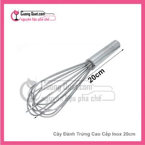 (Dụng Cụ)Cây Đánh Trứng Cao Cấp INOX 20cm