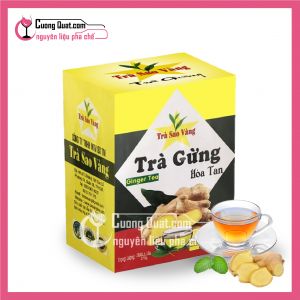 Trà Sao Vàng Hòa Tan Hương Gừng(Mua 30 HỘP Giảm 2k /1 HỘP)