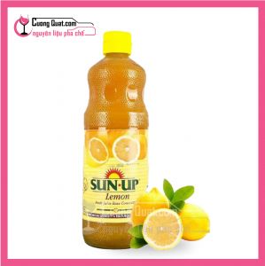Nước Ép Trái Cây Cô Đặc SunUp Chanh Lemon 850ml(Mua 17 Chai Tặng Thêm 1 chai, có thể mix mùi)