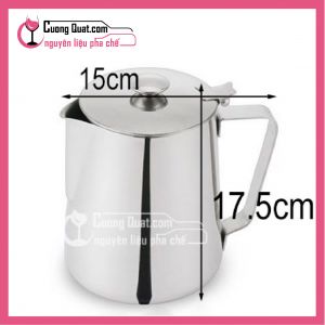 (Dụng Cụ)Ca Inox Có Nắp - 1,5Lít