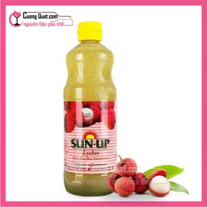 Sun Up Nước Ép Vải 850ml(MUA 12 CHAI GIẢM 2K/ 1 CHAI,60 CHAI GIẢM 4K/ 1CHAI. CÓ THỂ MIX MÙI)